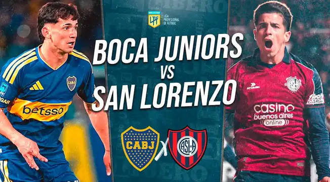 Boca Juniors vs. San Lorenzo EN VIVO por la Liga Profesional: a qué hora juega, canal y formaciones Boca Juniors vs. San Lorenzo EN VIVO por la Liga Profesional: a qué hora juega, canal y formaciones