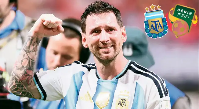 Argentina vs. Benín con la despedida de Messi: ¿a qué hora juegan y dónde ver el amistoso?