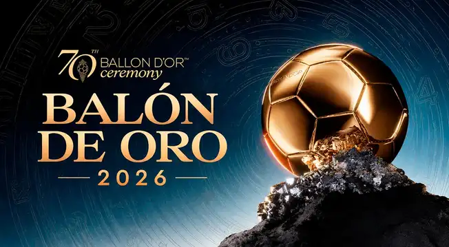 Canal confirmado para ver la entrega del Balón de Oro 2026