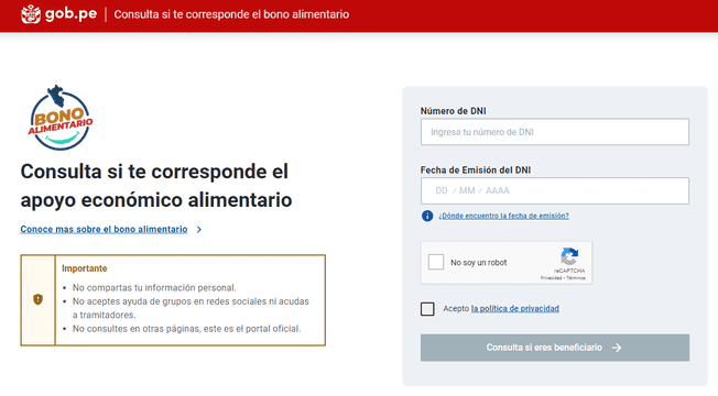 bono alimentario 2023