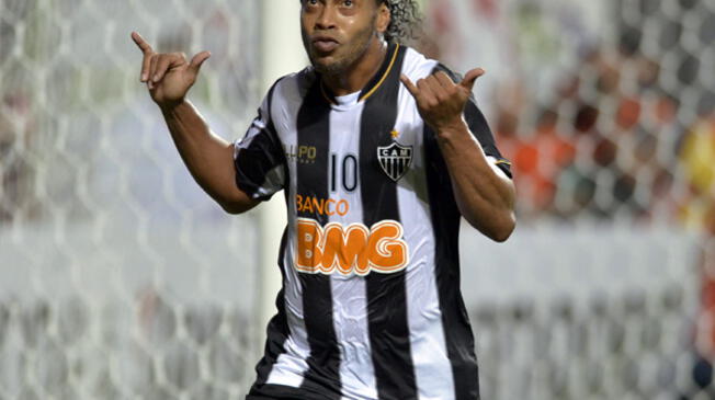 Ronaldinho se coronó el último miércoles campeón de la Recopa Sudamericana con el Atlético Mineiro.