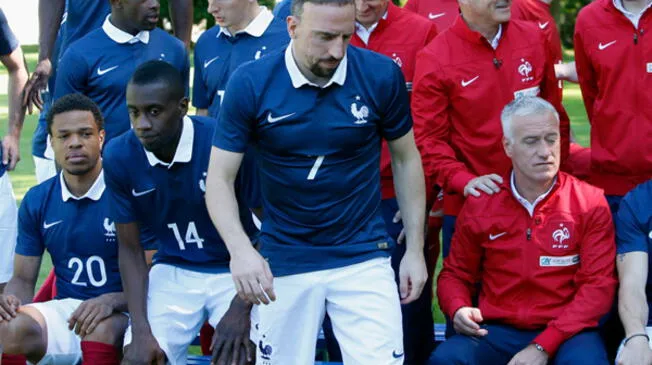 Una lesión en la espalda marginó a Franck Ribéry de disputar el Mundial Brasil 2014.