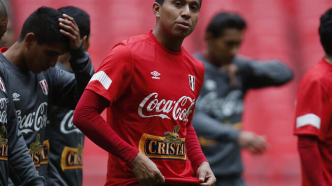 Rinaldo Cruzado marcó su primer gol en la selección en 2011 ante Bolivia.