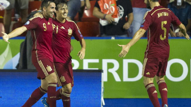 España arrancó con goleada a Macedonia su camino hacia la próxima Eurocopa 2016.