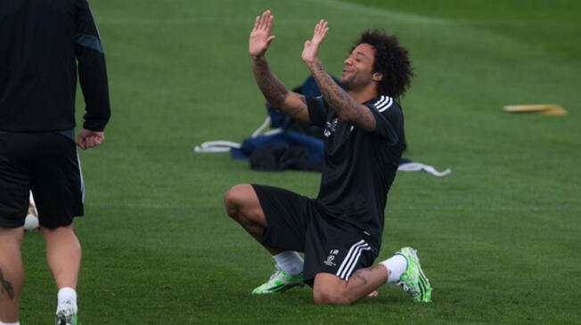 Marcelo reveló la cábala del Real Madrid para conseguir los triunfos. 