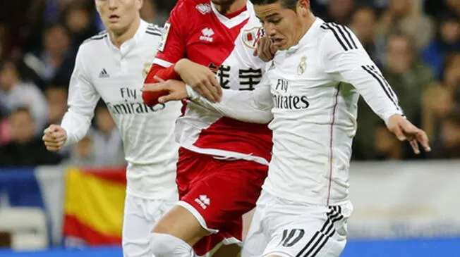 Real Madrid vs. Rayo Vallecano: James Rodríguez y el grosero error que terminó en gol del rival 
