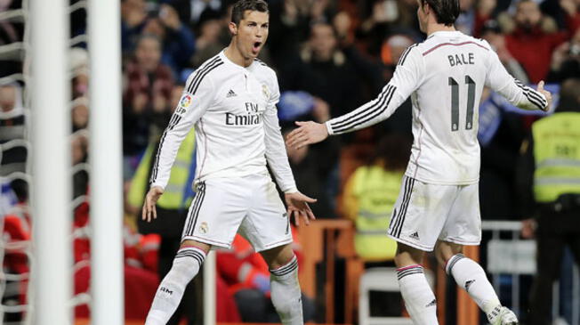 Real Madrid vs. Celta: Cristiano Ronaldo celebra uno de sus tres goles.