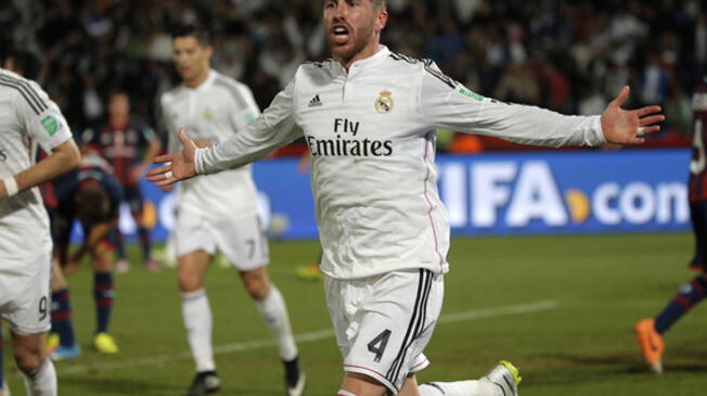 Real Madrid: Sergio Ramos marcó uno de los goles del triunfo en el Mundial de Clubes. 