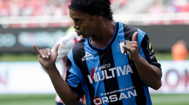 Ronaldinho ha sido la contratación más rutilante del fútbol mexicano en los últimos años.