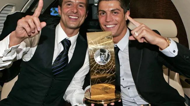 Cristiano Ronaldo y Jorge Mendes son socios desde que CR7 tenía 16 años.