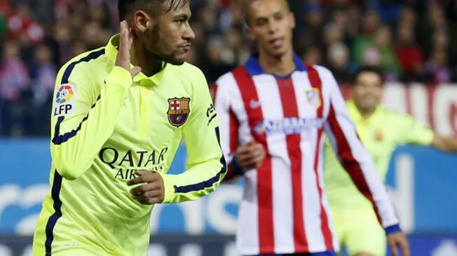 Neymar le ha anotado al Atlético de Madrid en todas las competiciones oficiales.