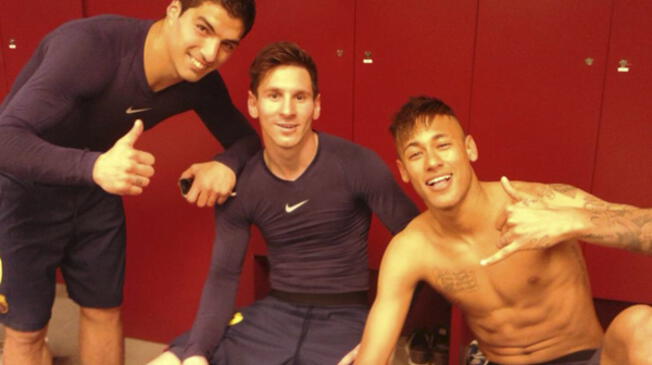 Barcelona vs. Real Madrid: Lionel Messi, Suárez y Neymar celebraron en vestuarios la victoria en el clásico