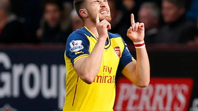 Aaron Ramsey le dio el triunfo al Arsenal (1-0) ante Burnley para mantenerse segundos de la Premier.