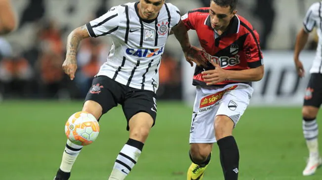 Paolo Guerrero juega en el Corinthians desde mediados de 2012.