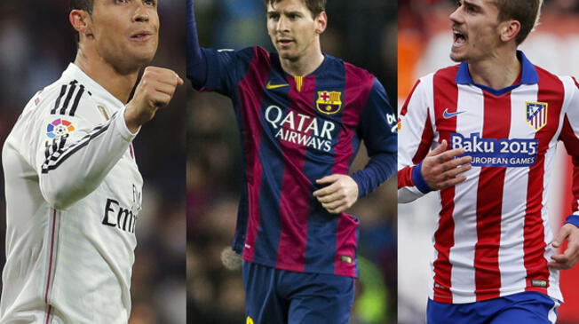 Barcelona y Real Madrid se disputarán en estas últimas fechas el título de la Liga BBVA.