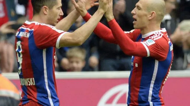 Robert Lewandowski y Arjen Robben, los grandes ausentes del Barcelona vs. Bayern en el Camp Nou.