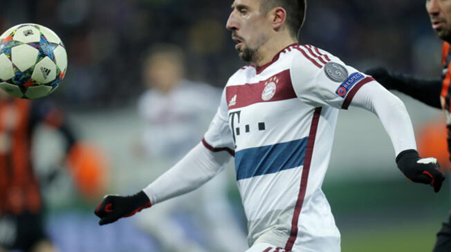 Bayern Múnich: Franck Ribéry se lesionó en marzo, cuando jugaba ante el Shaktar Donestk.