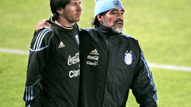 Diego Armando Maradona sobre Lionel Messi: "desde un primer momento, tuve mi estilo".