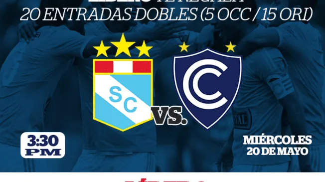 Sporting Cristal vs. Cienciano: Líbero te regala 20 entradas dobles