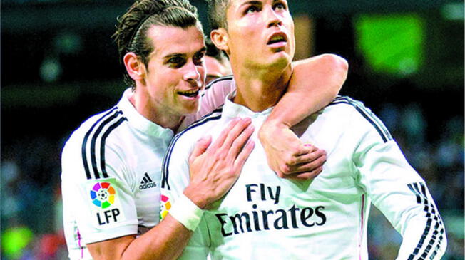 Cristiano Ronaldo y Gareth Bale anotaron 61 y 17 goles, respectivamente, con el Real Madrid en esta temporada.