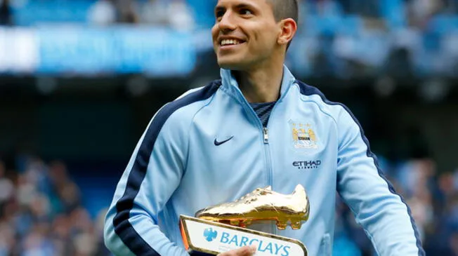 Sergio Aguero ha sido dos veces campeón en la Premier League con el Manchester City.