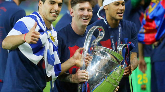 Barcelona: Lionel Messi, Neymar y Luis Suárez anotaron 122 goles en la temporada.