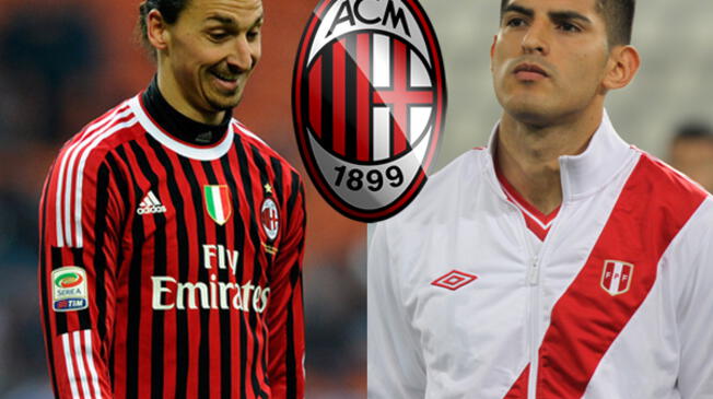 AC Milán planea juntar a Carlos Zambrano con Zlatan Ibrahimovic para la próxima temporada.