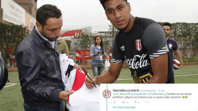Tapia demostró su hinchaje hacía Alianza Lima 