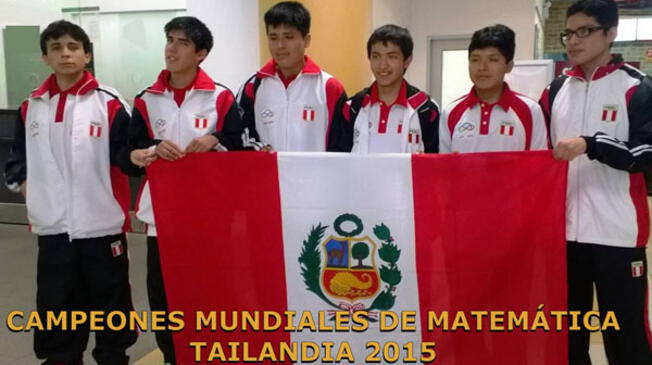 Escolares peruanos ganaron dos medallas de oro en Mundial de Matemática