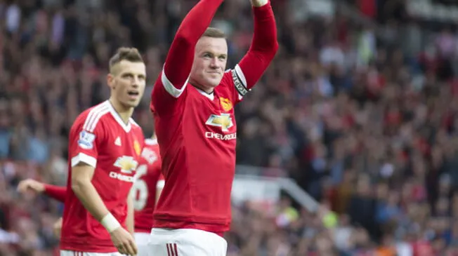 Wayne Rooney celebra su gol en el triunfo del Manchester United ante Sunderland.