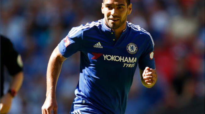 Radamel Falcao ha anotado apenas un gol en 9 juegos con el Chelsea.
