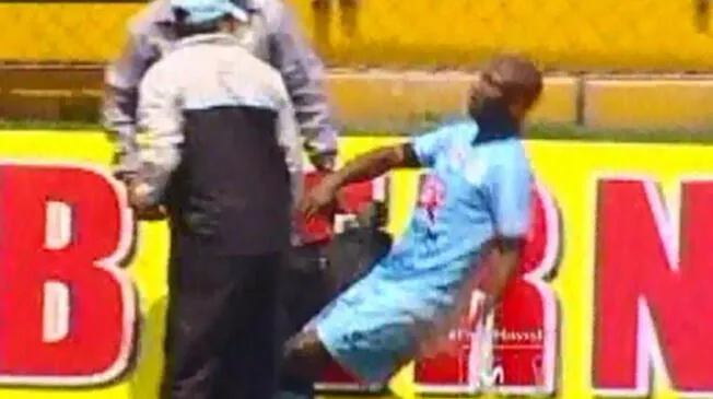 Real Garcilaso vs. Sport Huancayo: Herrera se desplomó en pleno partido 