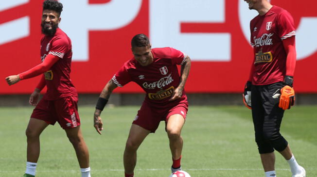 Selección Peruana entrena en la Videna en último día de entrenamiento antes de duelo ante Paraguay.