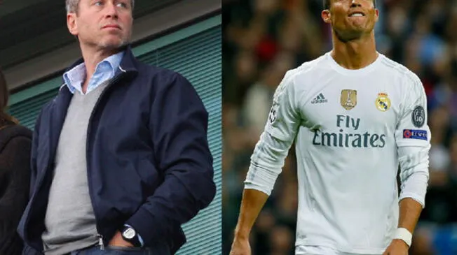 Roman Abramovich y Cristiano Ronaldo