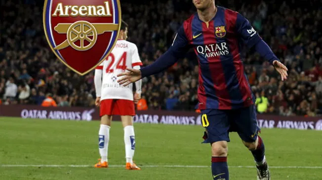Hincha del Arsenal inició colecta para pagarle el sueldo a Lionel Messi.