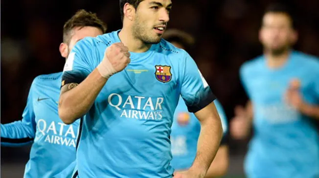 Luis Suárez fue determinante el pase de Barcelona a la final del Mundial de Clubes con tres goles al Guangzhou.