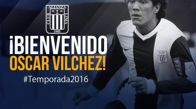 Óscar Vílchez es nuevo jugador de Alianza Lima para el 2016.