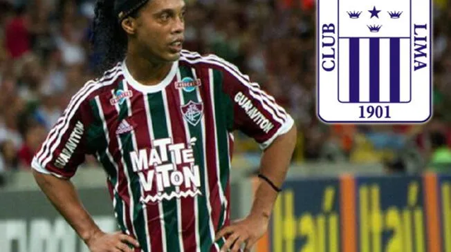 Ronaldinho llegó desde México al Fluminense a mediados del 2015 