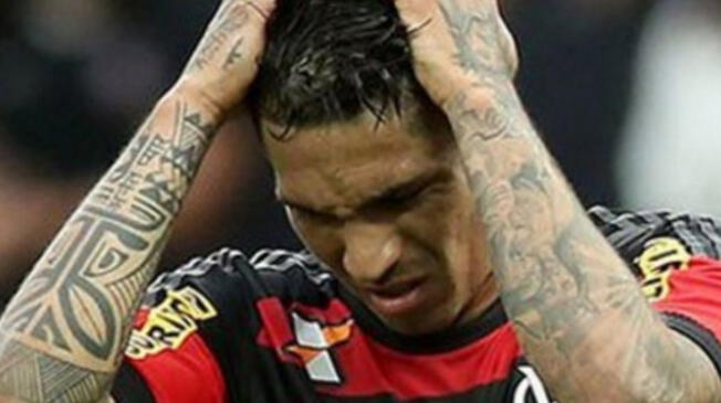 Guerrero aún no puede marcar con el Flamengo