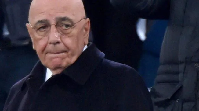 El administrador delegado del Milan, Adriano Galliani. 