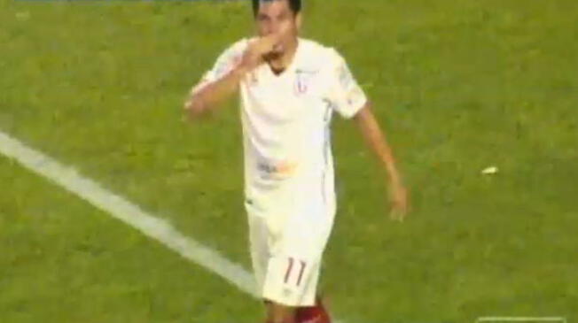 Hernán Rengifo marcó el tercer gol para Universitario