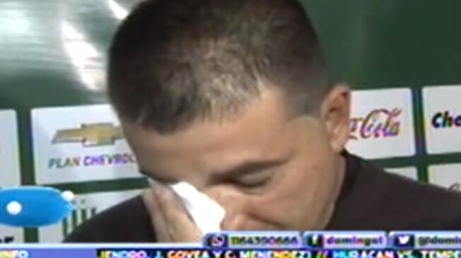 Claudio Vivas se despide entre lágrimas de Banfield.