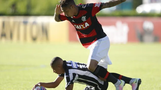 Con Paolo Guerrero, Flamengo empató 2-2 ante Botafogo por el Torneo Carioca.
