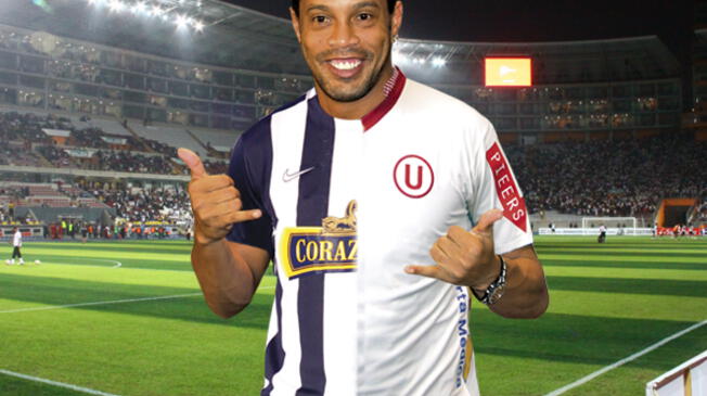 Ronaldinho sería la gran atracción de la "U" y Alianza Lima.