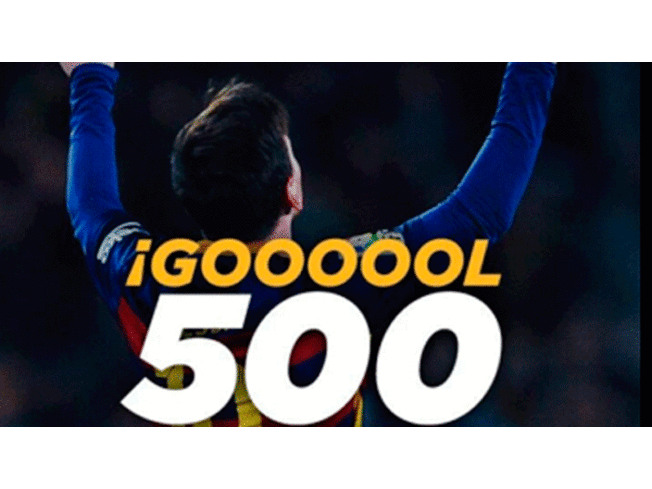 Lionel Messi y el gol 500 de su carrera