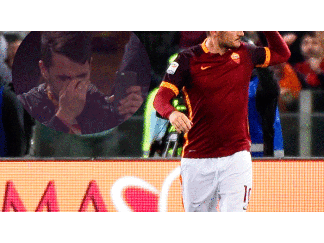 Roma se rinde ante Totti