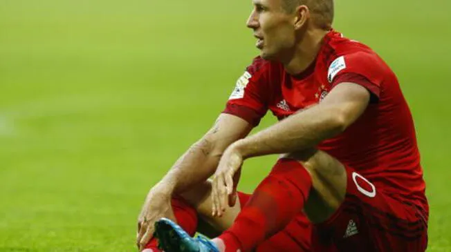 Arjen Robben no se recuperó de su lesión en los abductores y no jugará ante el Atlético Madrid. 