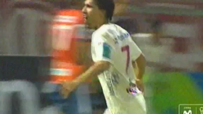Juan Diego Gutiérrez explota tras marcar el 1-0 de Universitario a César Vallejo.