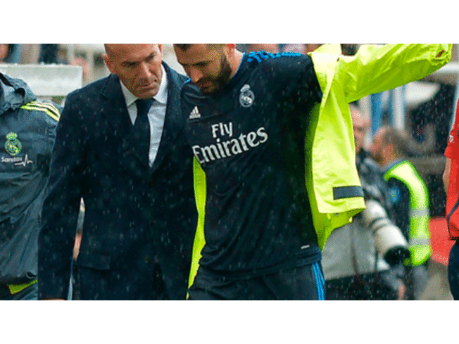 Karim Benzema lesionado