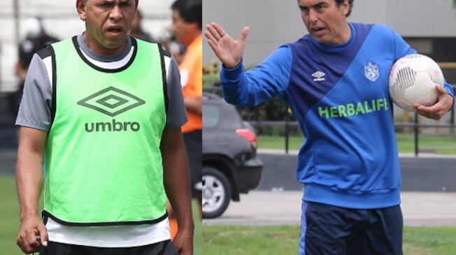 José 'Puma' Carranza y José 'Chemo' del Solar, amigos y rivales en el "U" vs. San Martín.